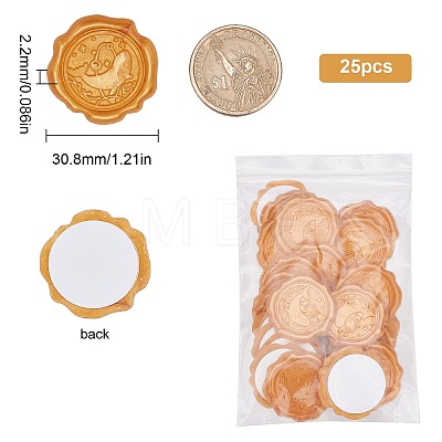 Adhesive Wax Seal Stickers DIY-WH0201-09C-1