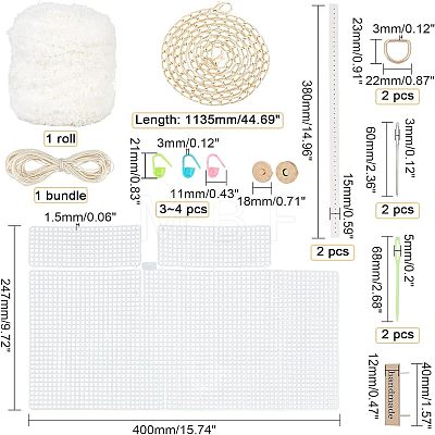 DIY Bag Making Kit DIY-WH0001-29B-1