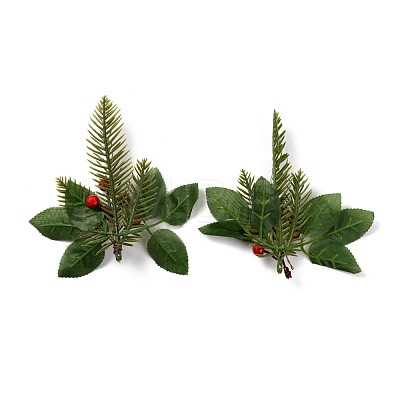 Plastic Artificial Winter Christmas Simulation Pine Picks Decor DIY-P018-A01-1