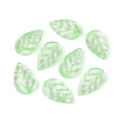 Imitation Jade Acrylic Pendants OACR-T030-27D-1