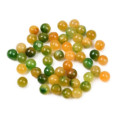 Natural Myanmar Jade Dyed Beads G-D364-11B-1