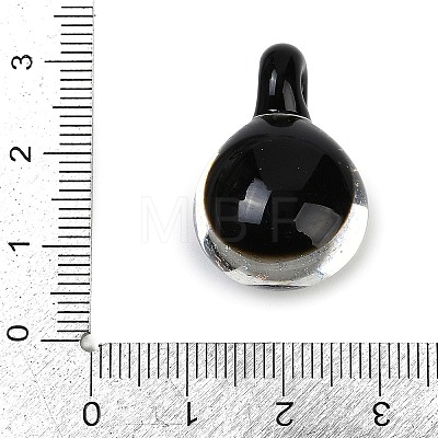 Handmade Lampwork Pendants LAMP-Q005-05B-04-1