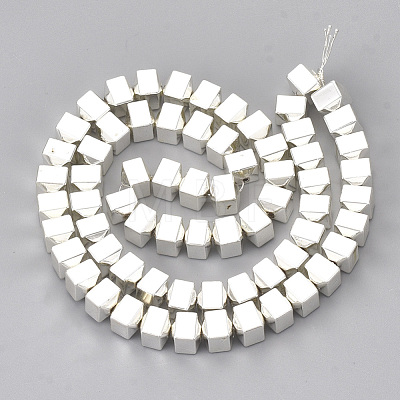 Electroplate Non-magnetic Synthetic Hematite Beads Strands G-T114-41-1