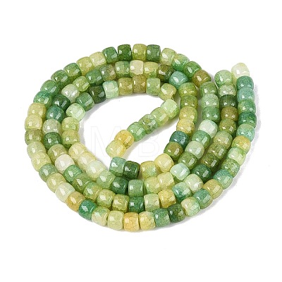 Ombre Effect Dyed Glass Beads Strands GLAA-Q106-05B-A04-1