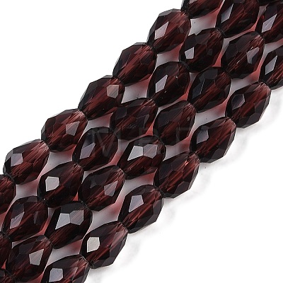 Transparent Glass Beads Strands EGLA-N013-T10mm-D05-1