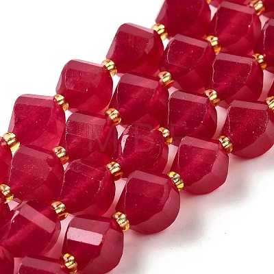 Natural Quartz Dyed Beads Strands G-U023-A02-19-1