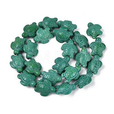 Synthetic Turquoise Beads Strands G-N352-21A-01-1