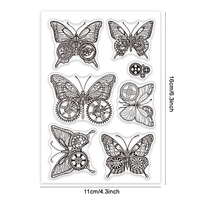 Custom PVC Plastic Clear Stamps DIY-WH0618-0157-1