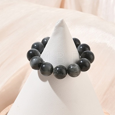Natural Gemstone Beaded Stretch Bracelets for Children BJEW-JB13698-1