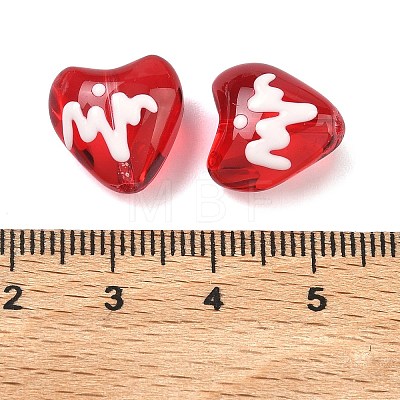 Transparent Glass Enamel Beads GLAA-P078-02A-02-1