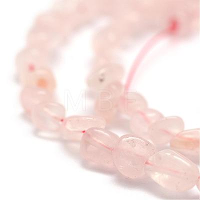 Natural Rose Quartz Beads Strands G-F465-47-1