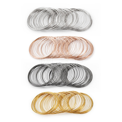 Fashewelry 4 Colors Steel Memory Wire TWIR-FW0001-01-NF-1