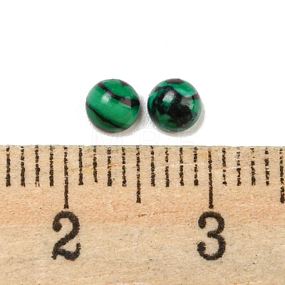 Synthetic Malachite Cabochons G-H309-03-02-1