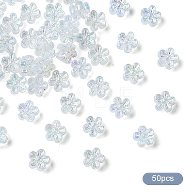 50Pcs Resin Beads RESI-YW0003-28C-1