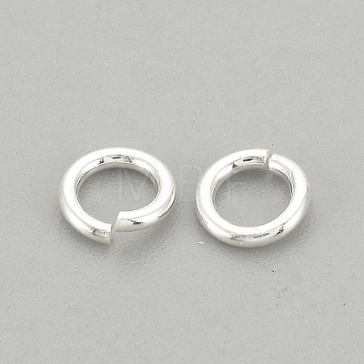 925 Sterling Silver Open Jump Rings STER-S002-57-1