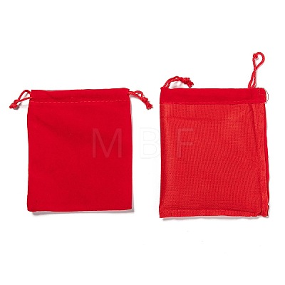 Rectangle Velvet Pouches X-TP-R002-10x12-04-1