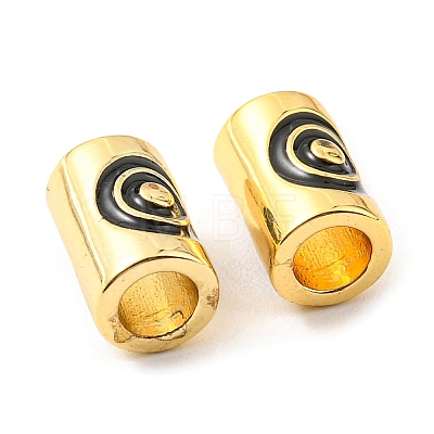 Brass Enamel Beads KK-M247-32G-1