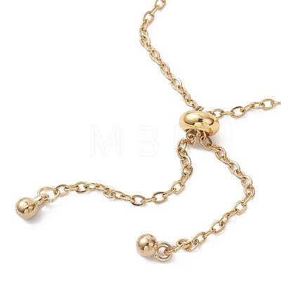 304 Stainless Steel Cable Chain Slider Bracelet Making BJEW-JB12810-03-1