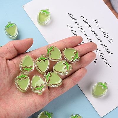 Transparent Enamel Acrylic Beads LS-X1-TACR-S155-003D-1