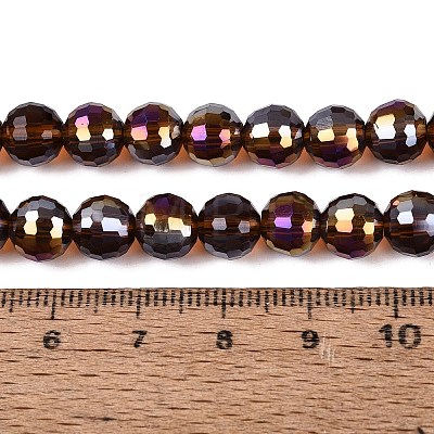 Transparent Glass Beads Strands GLAA-Q107-02A-18-1