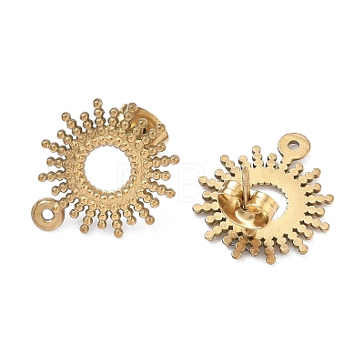 304 Stainless Steel Stud Earring Findings STAS-A139-03B-G-1
