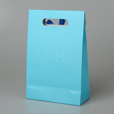 Paper Gift Bags with Ribbon Bowknot Design CARB-BP022-06-1