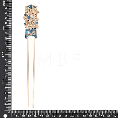 Alloy Enamel Hair Fork Findings AL-CBA8479-10KCG-1