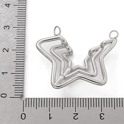 304 Stainless Steel Pendants STAS-L281-009P-1