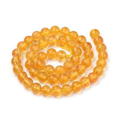 Synthetic Citrine Beads Strands G-S150-14-12mm-1