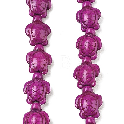 Dyed Synthetic Turquoise Beads Strands G-M152-04-B-1