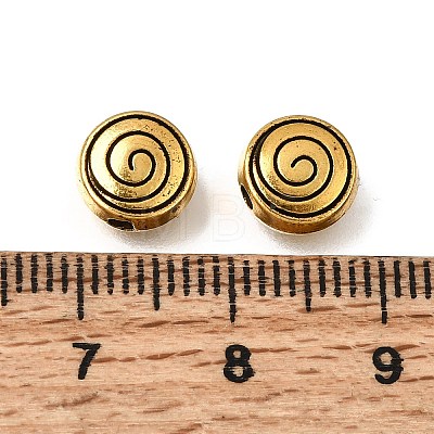 Tibetan Style Alloy Beads AL-CBA3B63-12AG-1