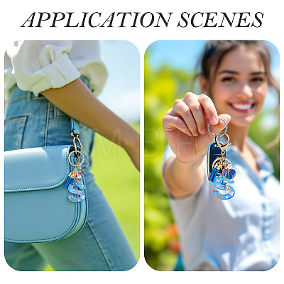 Star Resin & Shell Keychains KEYC-TAC00087-01S-1