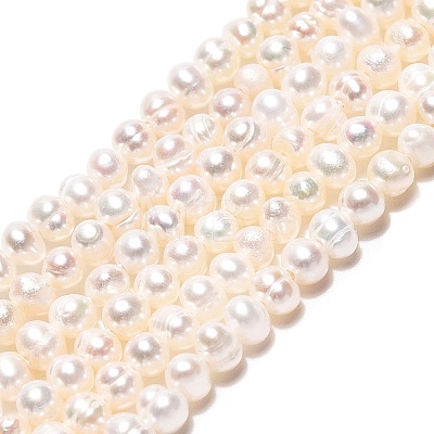 Natural Cultured Freshwater Pearl Beads Strands PEAR-N013-02L-1