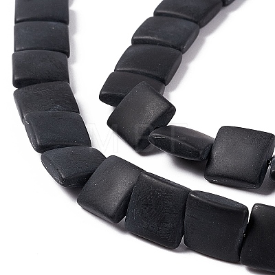 Transparent Frosted Glass Beads Strands X-FGLA-S001-01F-1