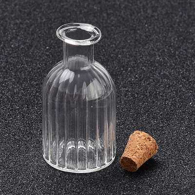 Glass Cork Bottles AJEW-O032-07-1