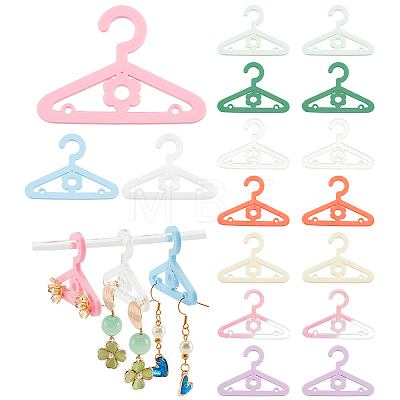   50Pcs 10 Colors Mini Acrylic Earring Hanger EDIS-PH0001-87B-1