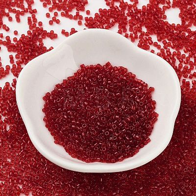 Transparent Colours Glass Seed Beads SEED-S042-11B-10-1