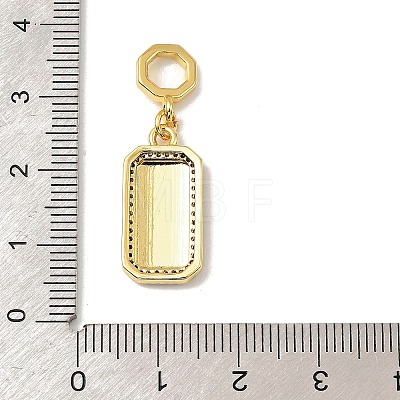 Brass Micro Pave Cubic Zirconia Pendants LS-KK-C111-02G-01-1