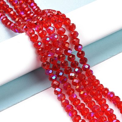 Electroplate Glass Beads Strands EGLA-A034-T2mm-L09-1