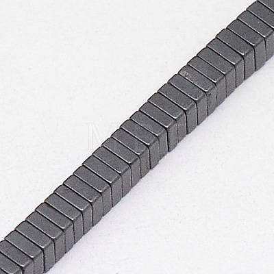 Electroplate Non-magnetic Synthetic Hematite Heishi Beads Strands G-J171B-4x4mm-03-1