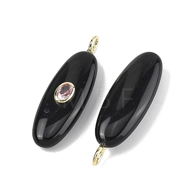 Natural Obsidian Pendants G-D357-02D-1