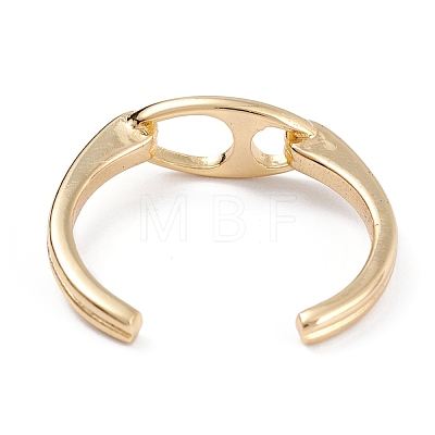 Brass Cuff Rings RJEW-B034-01G-1