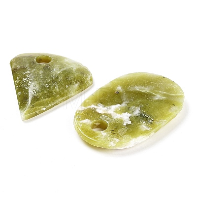 Natural Lemon Jade Big Pendants G-M436-02-1