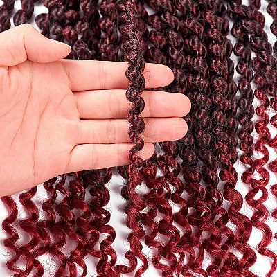Spring Twist Ombre Colors Crochet Braids Hair OHAR-G005-10C-1