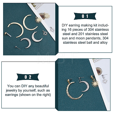 DIY Earring Making Kit DIY-FH0003-28-1