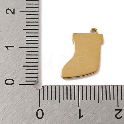Christmas Theme 304 Stainless Steel Enamel Charms STAS-Z093-02J-1