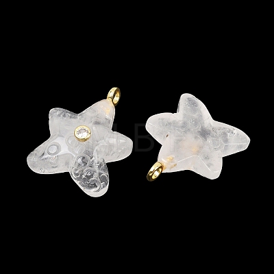 Natural Quartz Crystal Pendants X-G-H353-01G-02-1