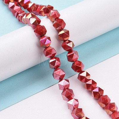 Glass Pearl Beads Strands GLAA-F122-03-1
