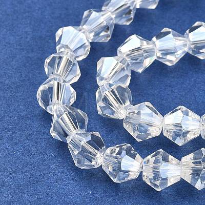Glass Beads Strands X-GB6mm1Y-B-1