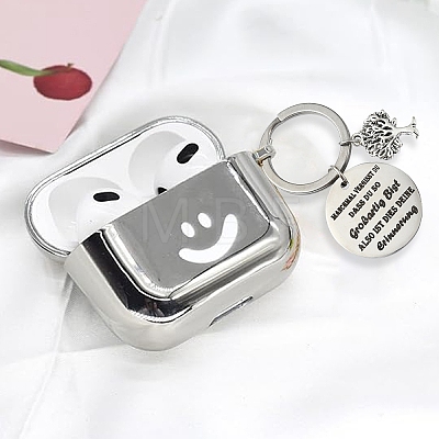 Alloy Enamel & 201 Stainless Steel Keychain KEYC-YW00091-01-1